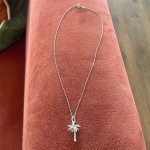 Elegant Silver Palm Tree Pendant Necklace - Tiffany’s & Co